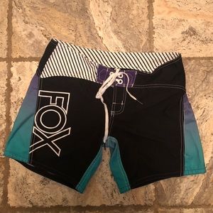 Fox board shorts. Size 1